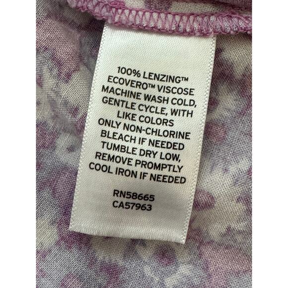 New ~ ABOUND - NORDSTROM ~ 100% Viscose Wind Daisy Purple Swing Camisole Medium - Picture 4 of 4